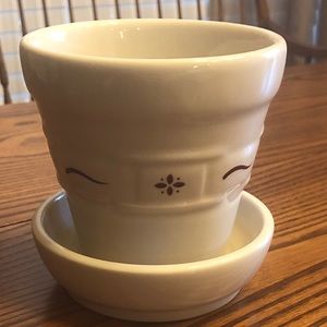 Longaberger pottery-flower pot! 🇺🇸